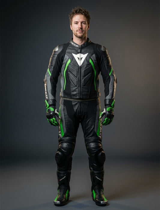 Dainese  Leather Motorcycle Set with Airbags 4