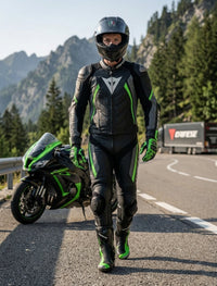 Dainese  Leather Motorcycle Set with Airbags 4